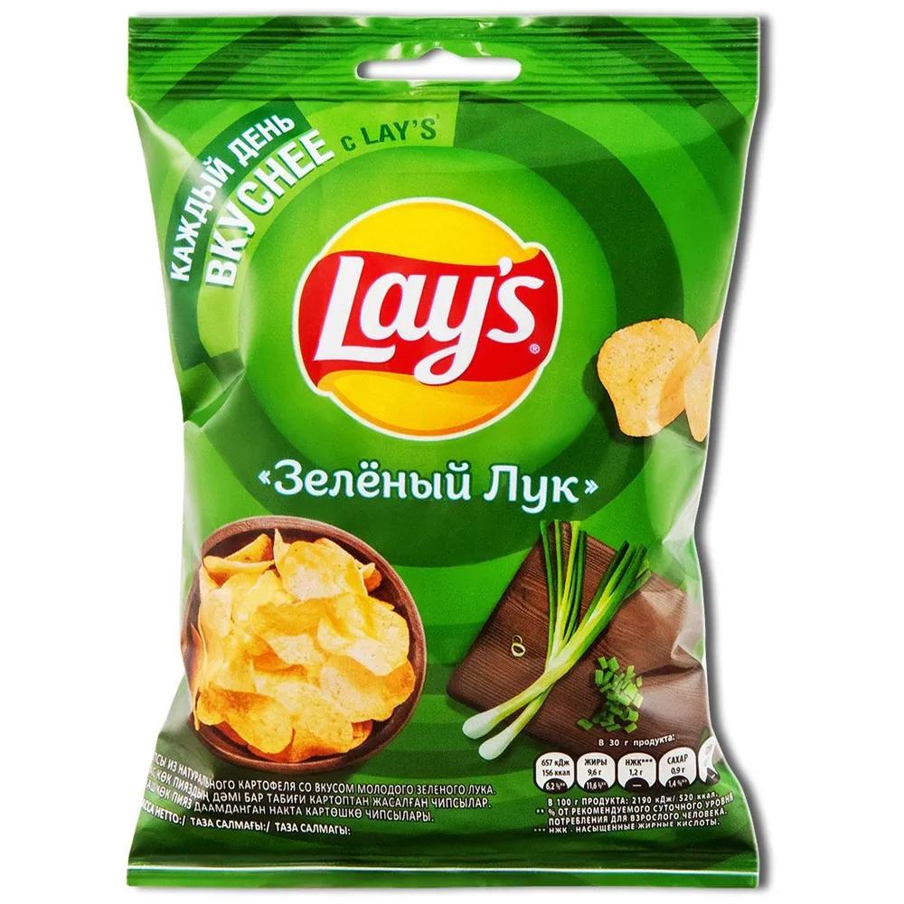Чипсы Lay's микс лук краб сметана зелень 140 гр., флоу-пак