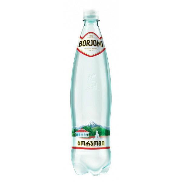Вода газированная Borjomi минеральная 1 л., ПЭТ
