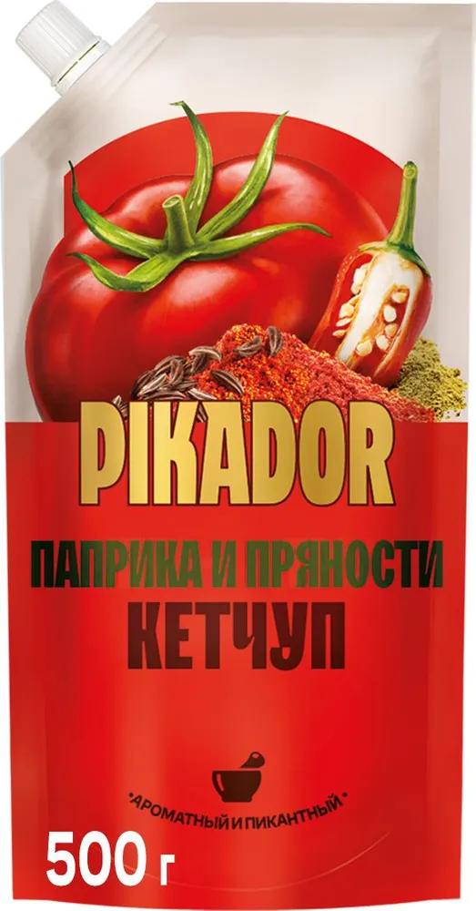 Кетчуп Pikador Паприка и пряности 500 гр., дой-пак