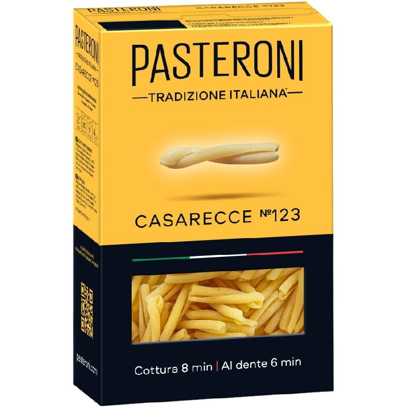 Макаронные изделия PASTERONI CASARECCE №123 Казаречче 400 гр., картон