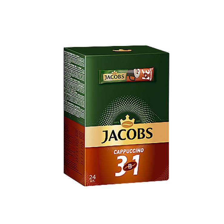 Напиток кофейный Jacobs Cappuccino 3в1 300 гр., картон