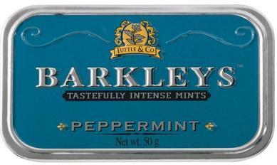 Леденцы Barkleys Mints мята 50 гр., ж/б