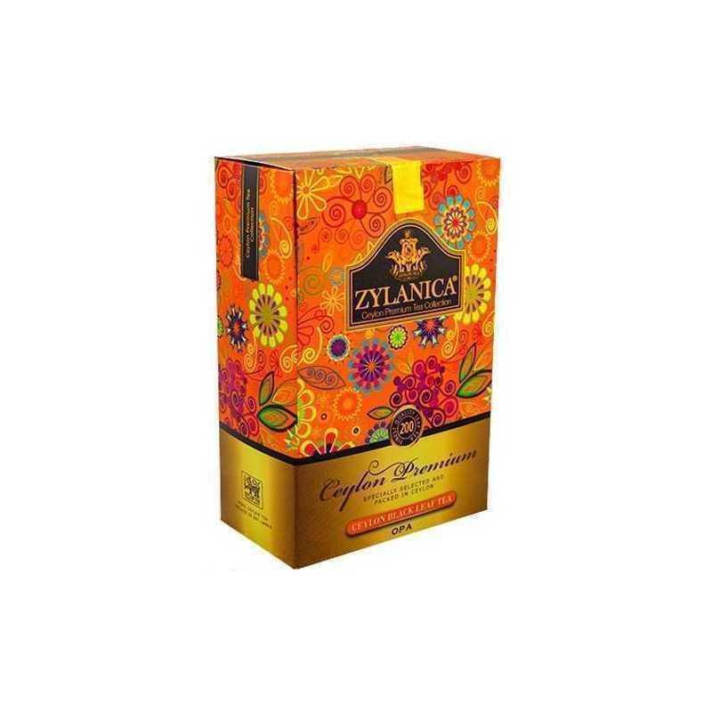 Чай Zylanika Ceylon Premium Collection OPА черный, 200 гр., картон