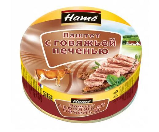 Паштет Hame Говяжья печень 100 гр., ж/б