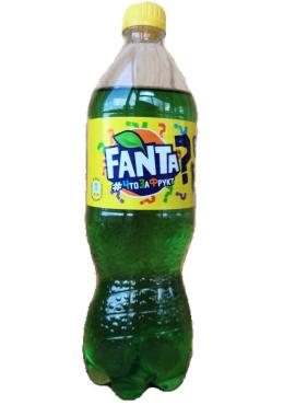 Напиток Fanta газированный, Что за фрукт, зеленый, 900 мл., ПЭТ