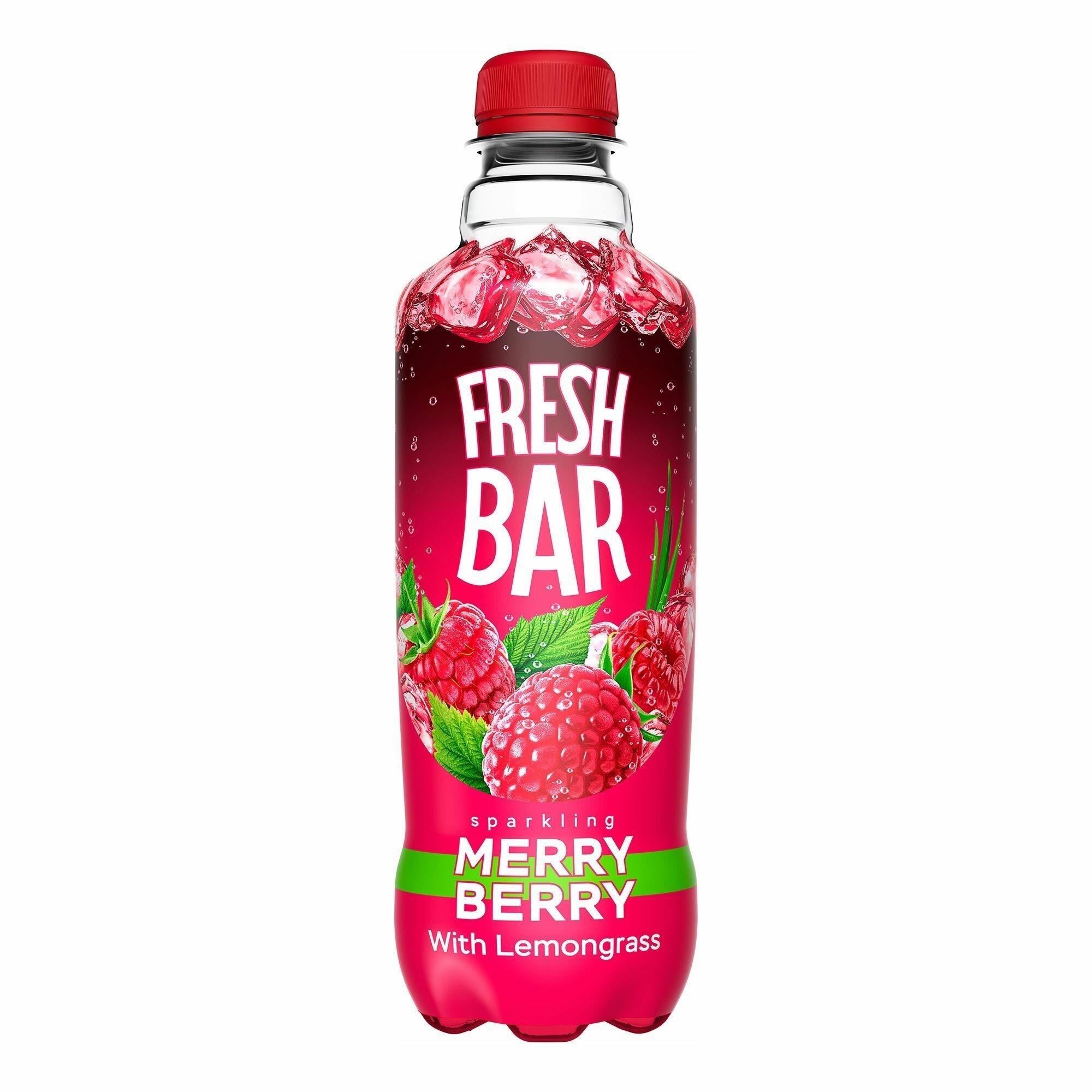 Напиток газированный Fresh Bar merry berry 480 мл., ПЭТ