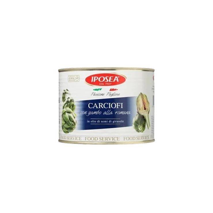 Артишоки IPOSEA по-римски в масле 1,9 кг., ж/б