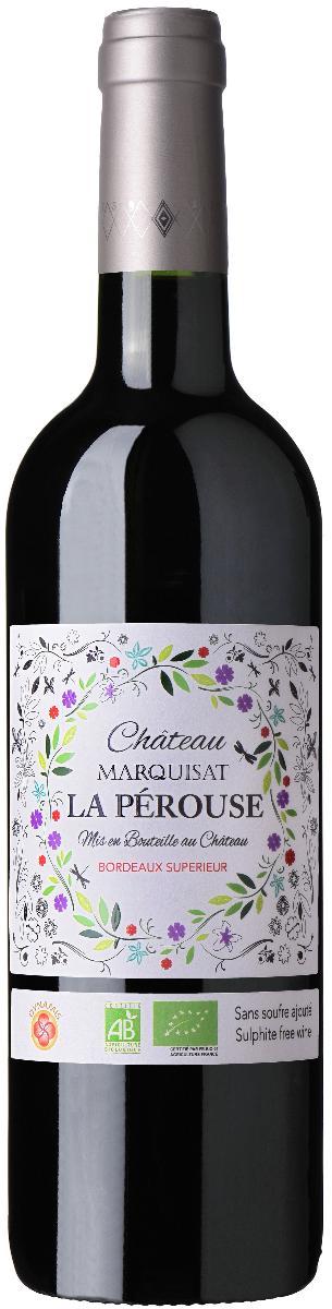Вино Chateau Marquisat La Perouse Bordeaux Superieur красное сухое 13% Франция