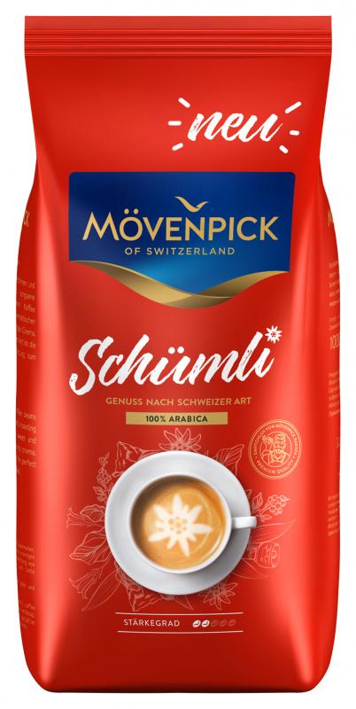 Кофе в зернах Movenpick Schumli 1 кг., флоу-пак