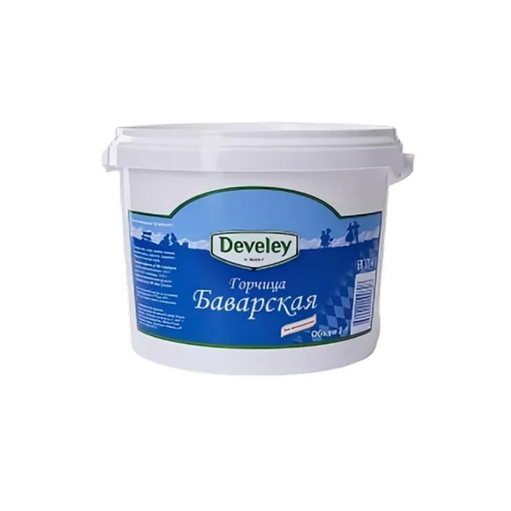 Горчица Develey баварская 2 л., пластиковый контейнер