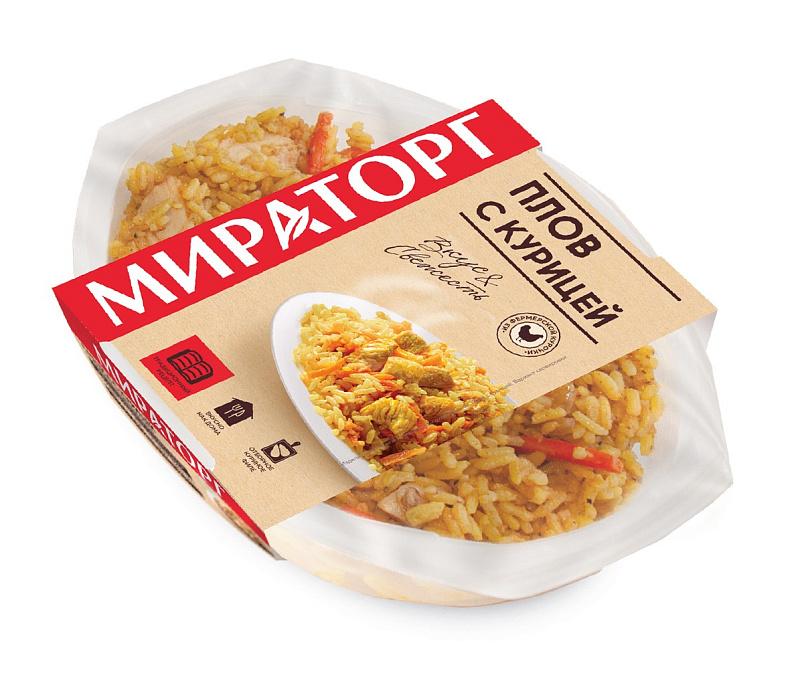 Плов Мираторг с курицей зам. 260 гр., ПЭТ