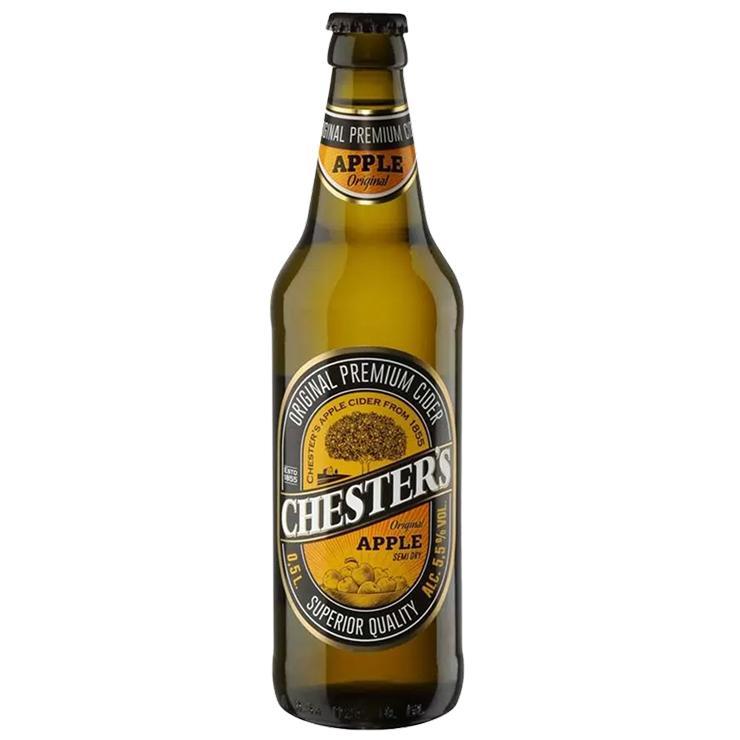 Сидр Chester`s 5% яблоко 450 мл., стекло