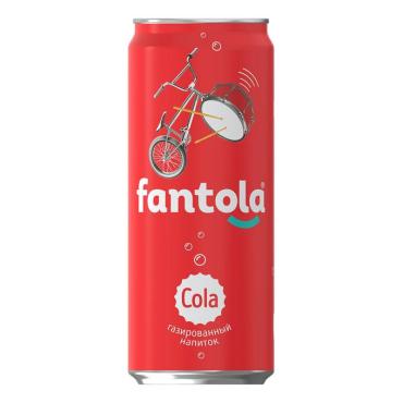 Лимонад Fantola Кола, 330 мл., ж/б