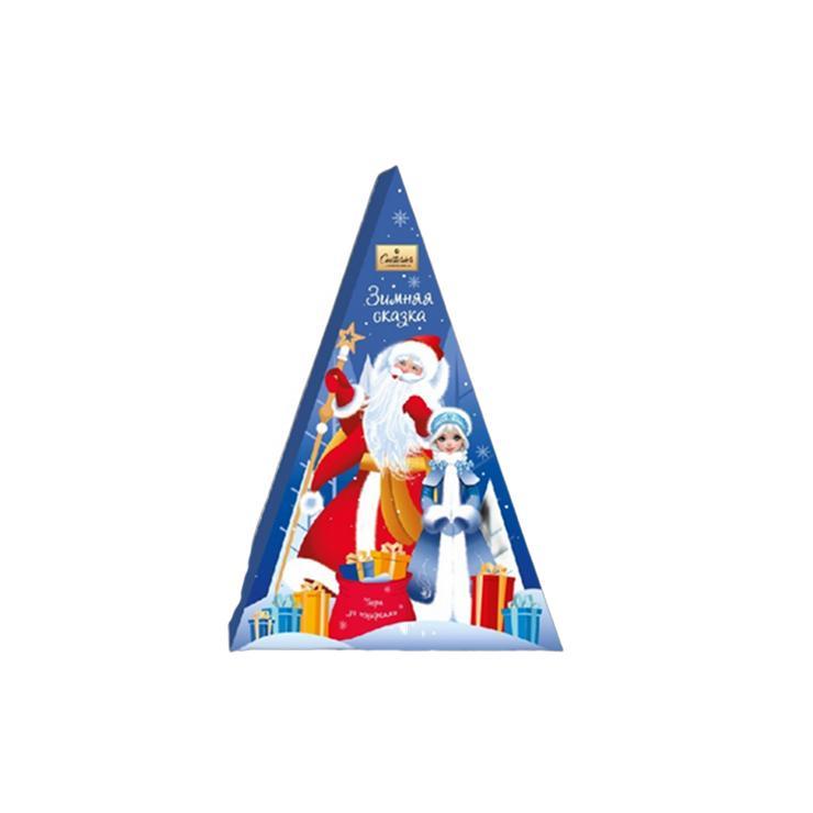 Конфеты Couturier зимняя сказка шоколадные орех и вишня 125 гр., картон