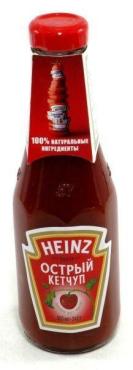Кетчуп Heinz Томатный острый, 342 гр., стекло