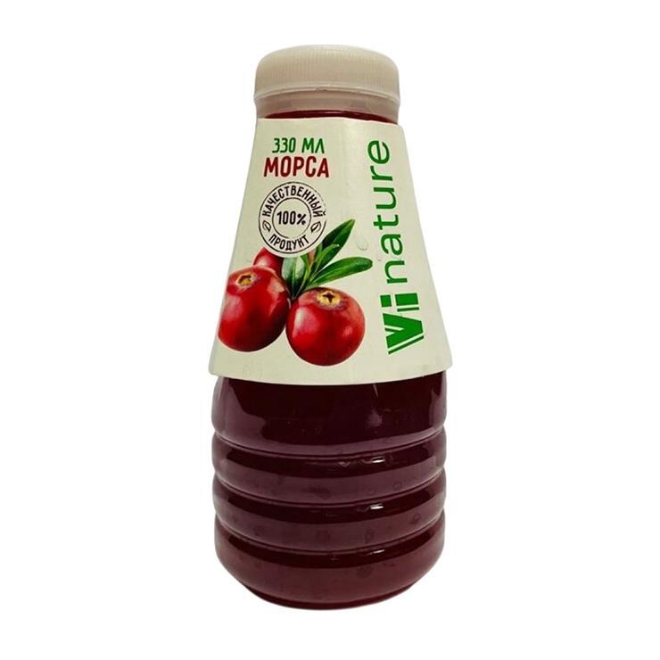 Морс Vi NATURE клюквенный 330 мл., ПЭТ
