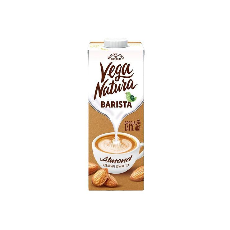 Напиток миндальный Vega Natura barista 1,2% 1 л., тетра-пак