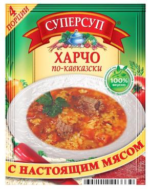 Суп Русский продукт Суперсуп харчо по-кавказски, 70 гр., дой-пак