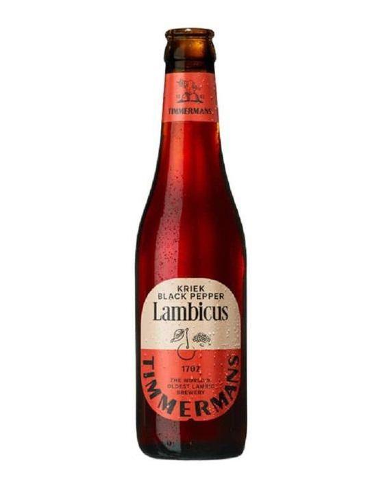 Пиво Timmermans Kriek Black Pepper Lambicus 4% 330 мл., стекло