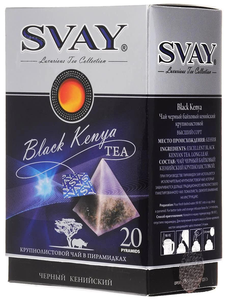 Чай Svay Black Kenya, черный, 20 пакетов, 50 гр., картон