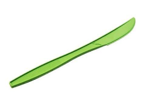 Нож одноразовый Green Mystery 190 мм 50 шт/упак Россия зелёный., кукурузный крахмал., пакет