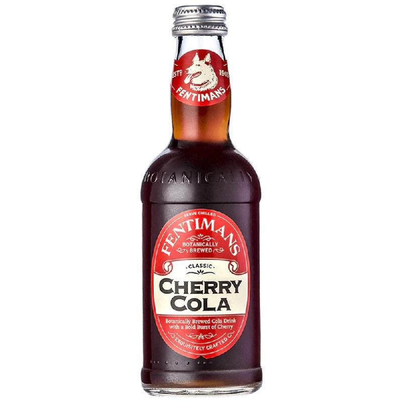 Напиток FENTIMANS Cherry Cola Вишневая Кола безалкогольный газированный, 275 мл., стекло