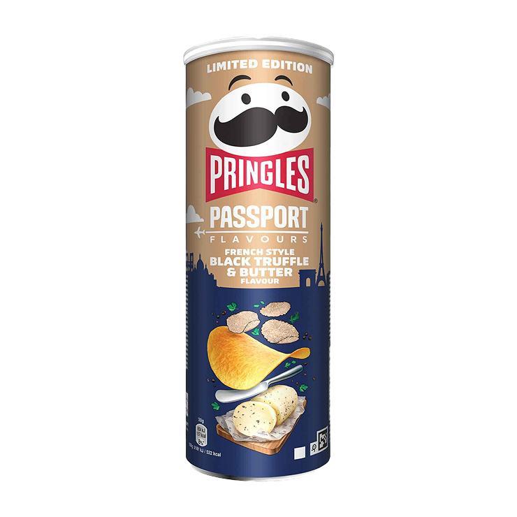 Чипсы Pringles Импорт Black Truffle & Butter French Style 160 гр., туба