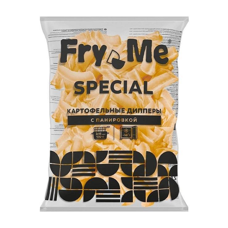 Картофельные дипперы Fry Me Special с панировкой 2,5 кг., пакет