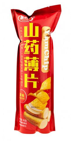Чипсы YamChip острые 90 гр., дой-пак