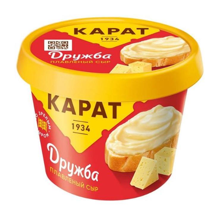 Сыр плавленый Карат дружба 45% 230 гр., стакан