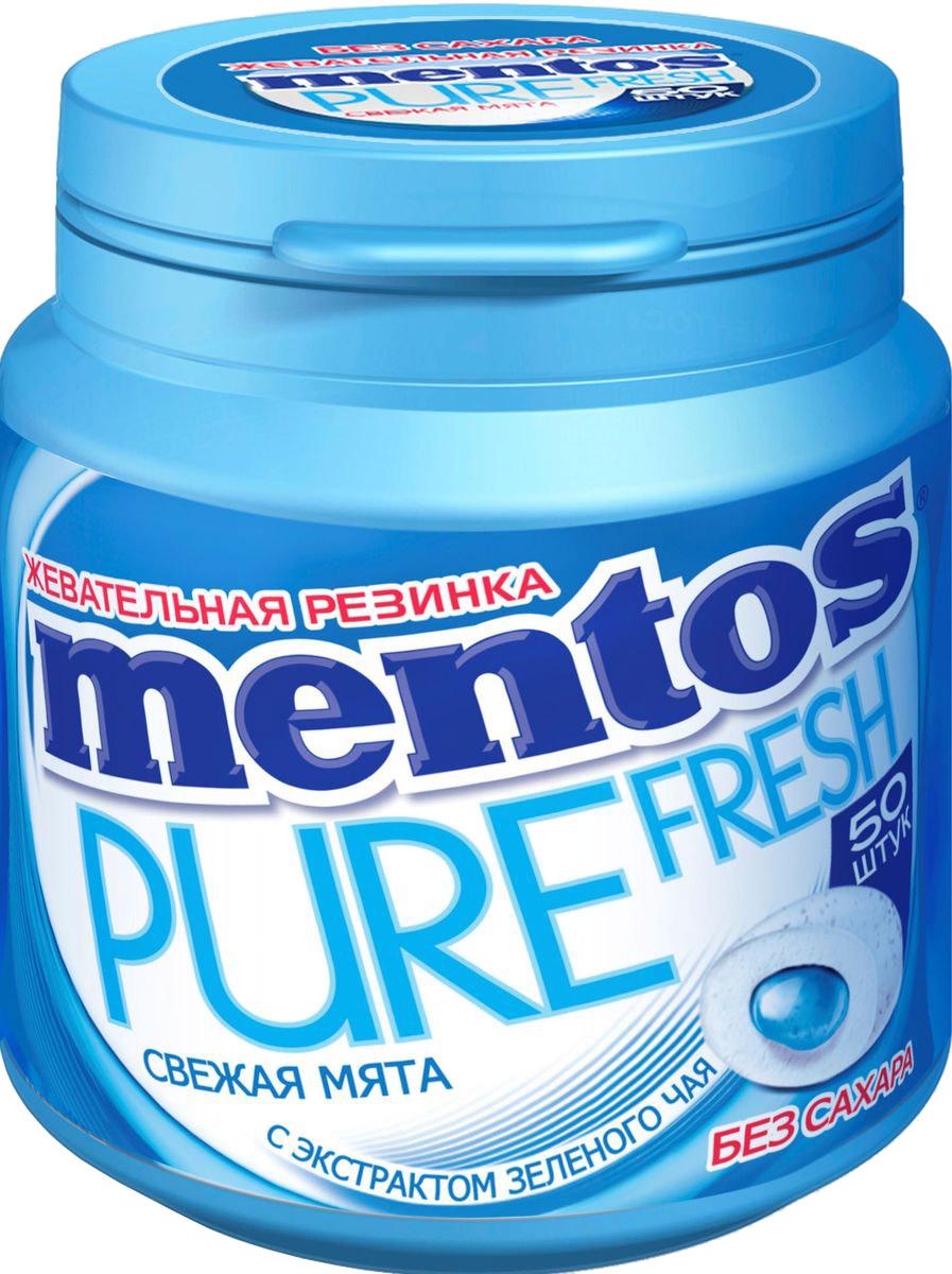 Жевательная резинка Mentos Pure Fresh Mint 100 гр., ПЭТ