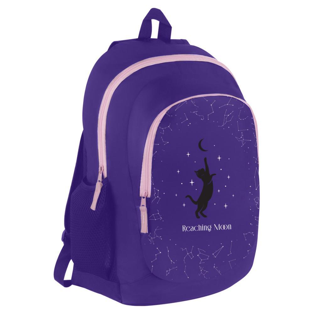 Рюкзак ArtSpace Classic Get the Moon 45х30х16 см 2 отделения 2 кармана PU покрытие уплотненная спинка, пакет