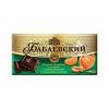 Шоколад Бабаевский темный с мандарином и грецким орехом 100 гр., обертка