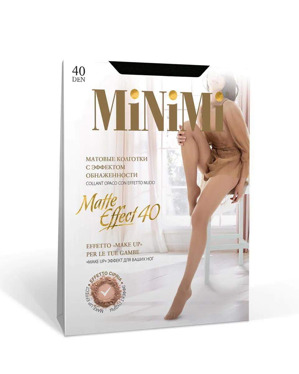 Колготки MiNiMi MATTE EFFECT 40 Nero 4L, пакет