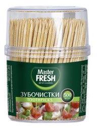 Зубочистки Master FRESH 500 шт., ПЭТ