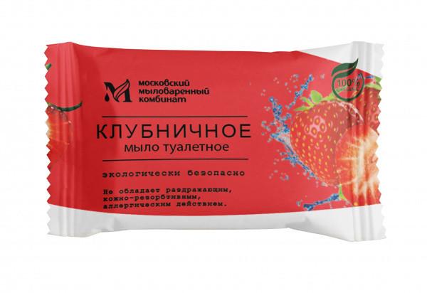 Мыло ММК Клубничное 100 гр., флоу-пак