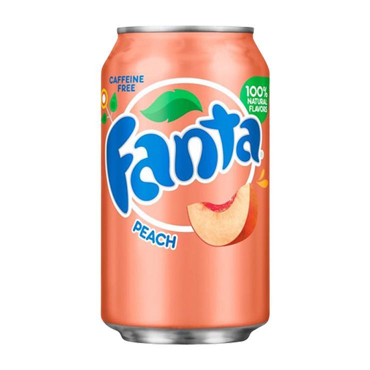Напиток газированный Fanta персик США 355 мл., ж/б