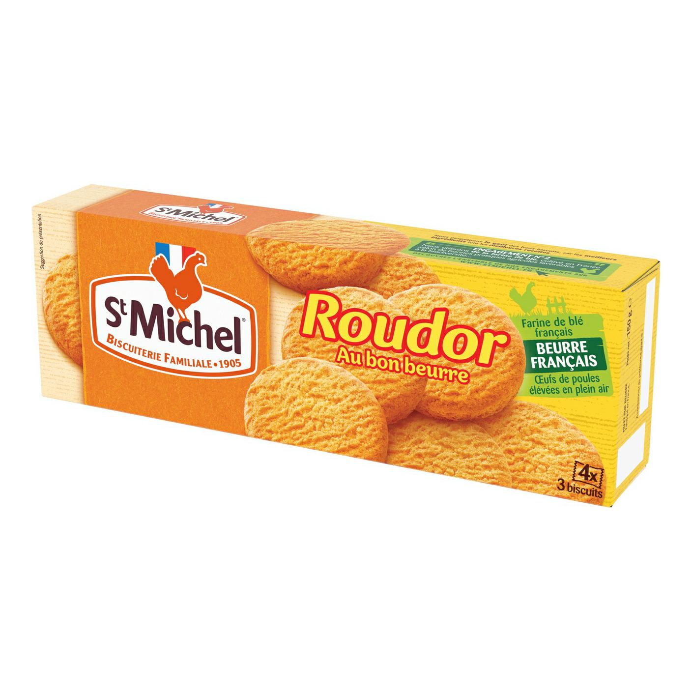 Печенье StMichel Roudor французское песочное 150 гр., картон