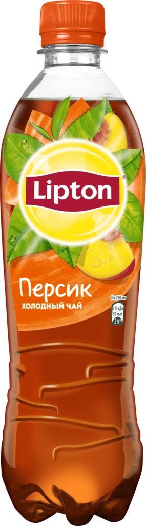 Холодный чай Lipton Персик, 500 мл., ПЭТ