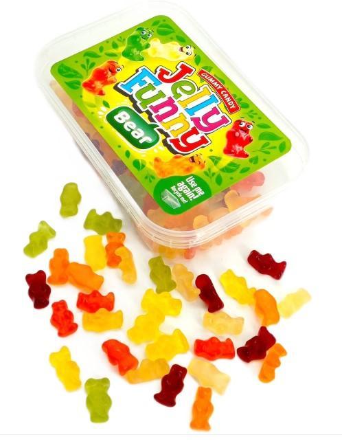Мармелад жевательный Jelly Funny Sweet Bears сладкие медведи 95 штук 200 гр., пластик