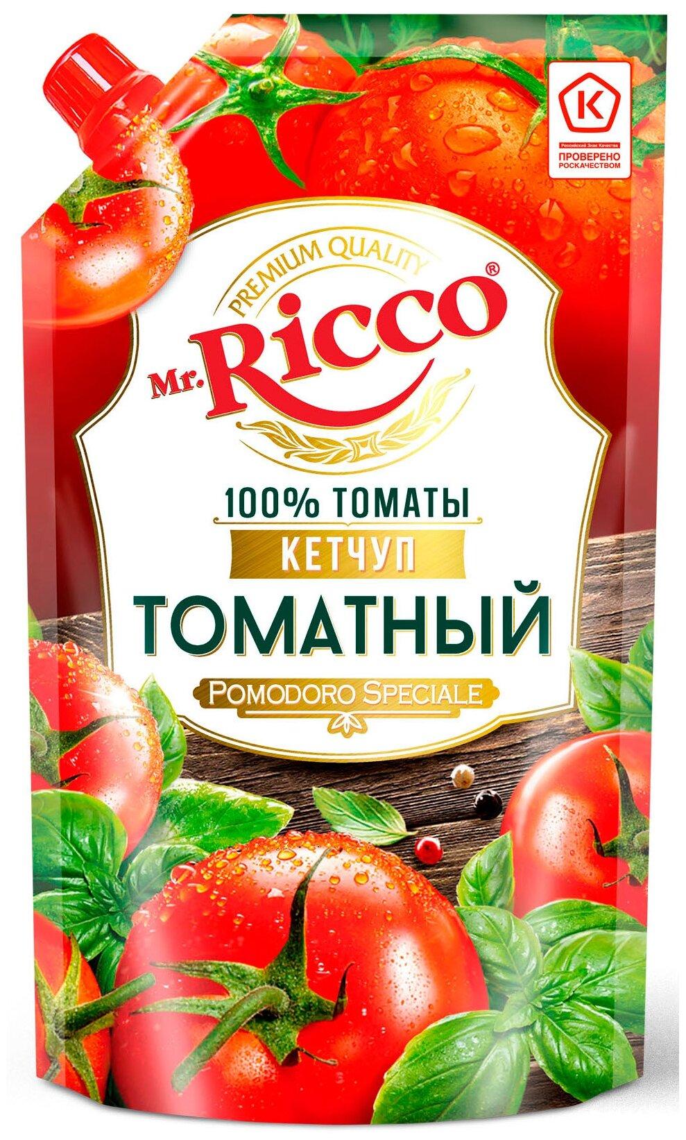 Кетчуп Mr.Ricco Томатный 300 гр., дой-пак