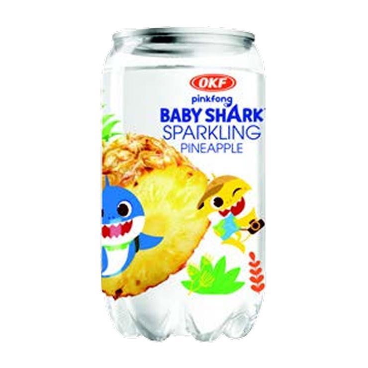 Напиток газированный OKF BABYSHARK Sparkling Pineapple 350 мл., ПЭТ