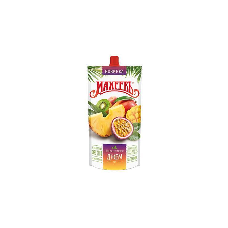 Джем Махеев тропические фрукты 300 гр., дой-пак