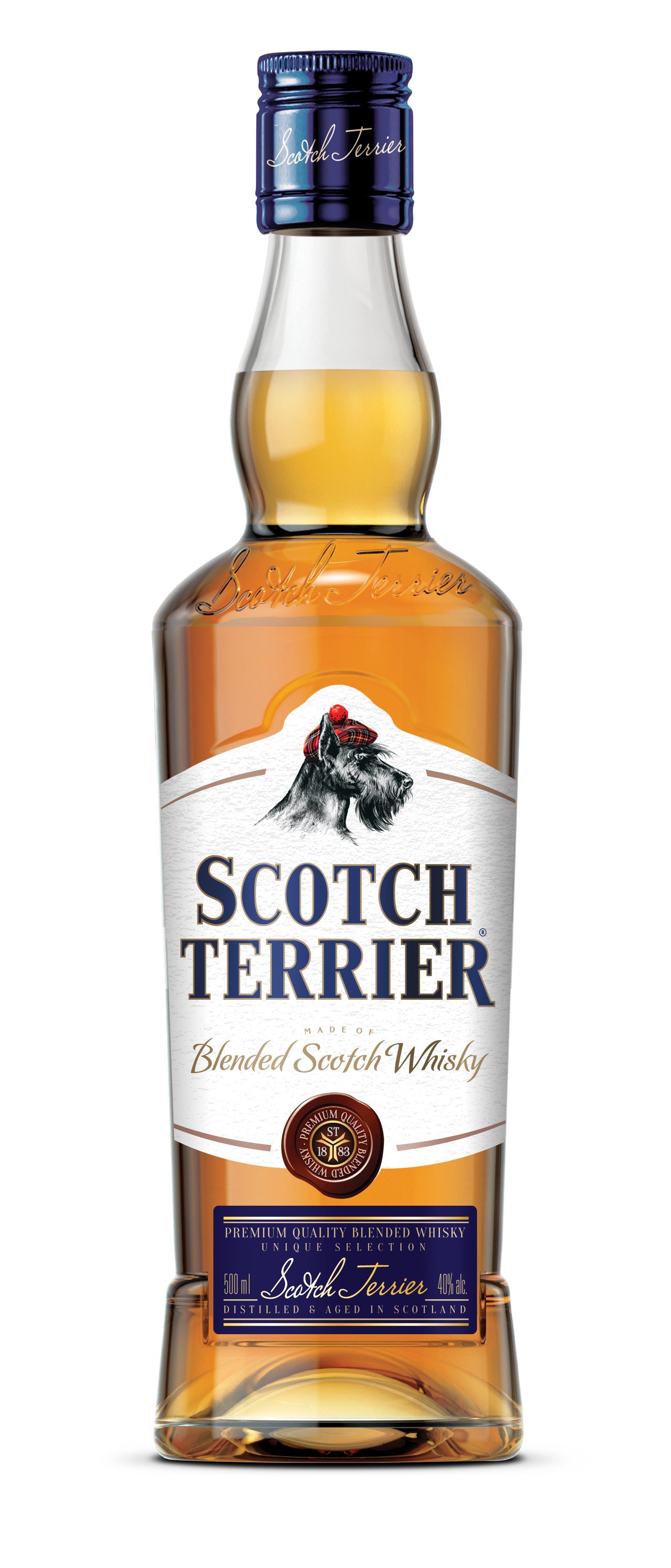 Виски Scotch Terrier купажированный 40% 500 мл., стекло