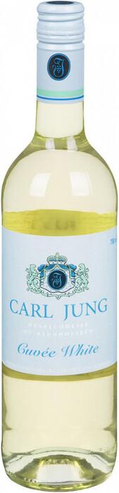 Вино Carl Jung Cuvee white белое безалкогольное 750 мл., стекло
