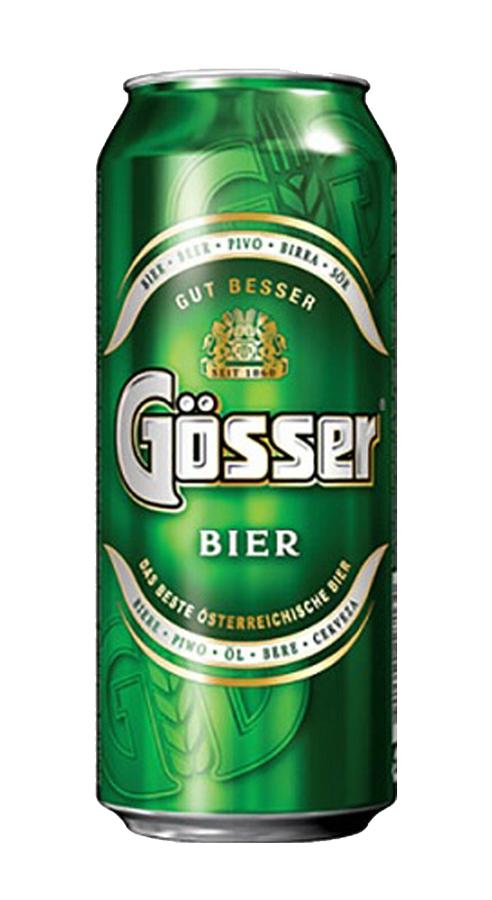 Пиво Gesser Светлое 4,7%, 430 мл., ж/б