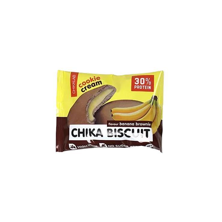 Печенье Chikalab банановый брауни 50 гр., флоу-пак