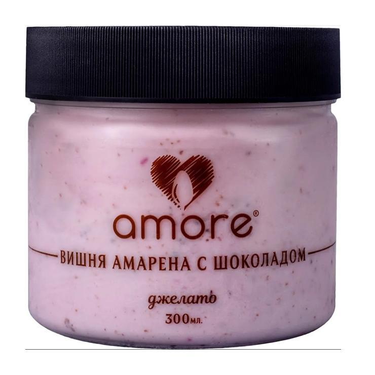 Мороженое Amore вишня амарена шоколад 250 гр., банка