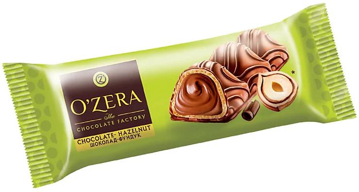 Батончик Яшкино O'Zera Chocolate-Hazelnut вафельный 23 гр., флоу-пак