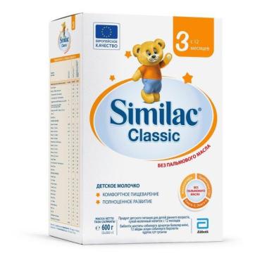 Молочная смесь Similac Классик 3 Детское молочко с 12 месяцев